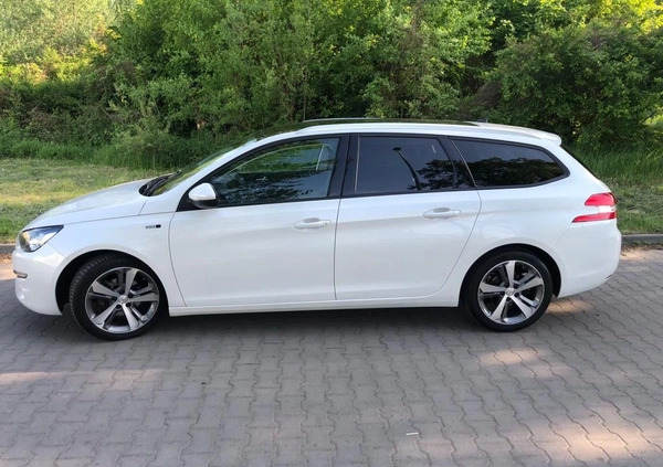 Peugeot 308 cena 33500 przebieg: 264000, rok produkcji 2016 z Chodzież małe 106